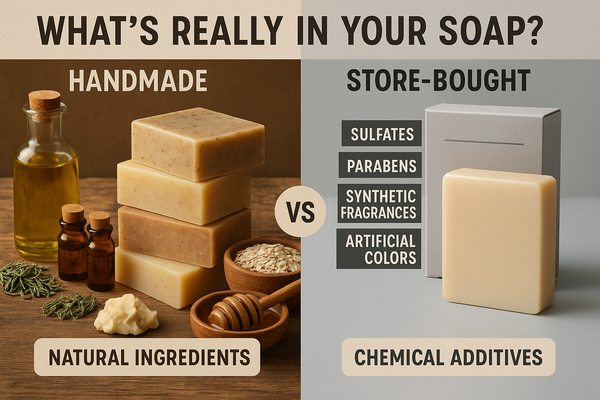 Handmade vs. Store-Bought: What’s Really in Your Soap?