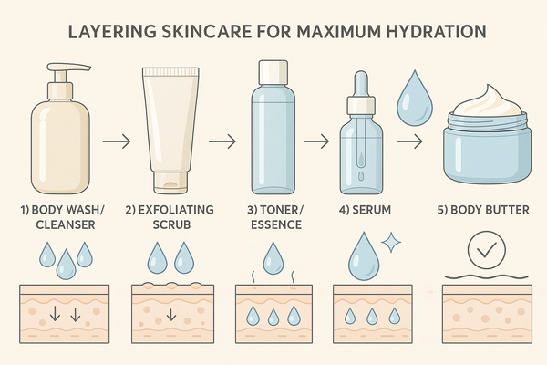 How to Layer Body Butter With Other Skincare Products for Maximum Hydration