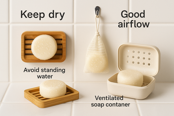 How to Store Shampoo Bars Without Them Melting or Getting Mushy