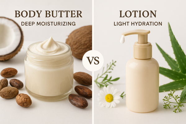 Natural Body Butter vs. Lotion: What’s Better for Your Skin?