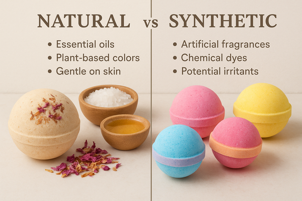Natural vs. Synthetic Bath Bombs: What You Should Know
