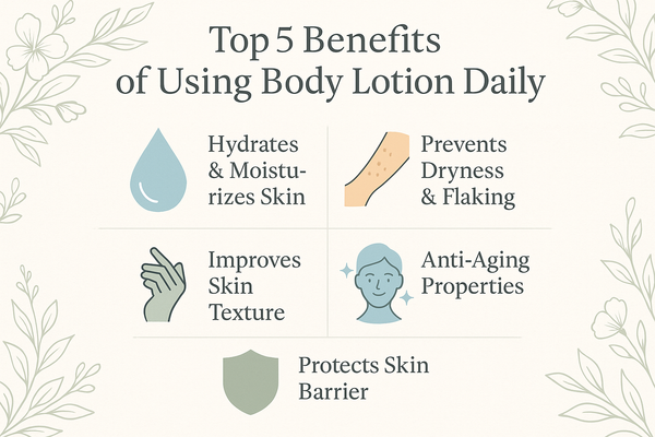 Top 5 Benefits of Using Body Lotion Daily
