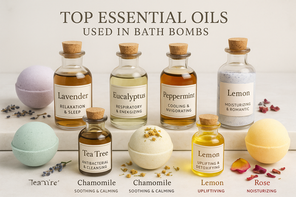 Top Essential Oils in Bath Bombs and Their Benefits