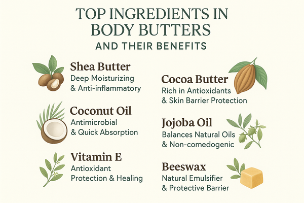 Top Ingredients in Body Butters and What They Actually Do
