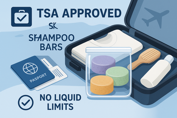 Travel-Friendly Haircare: Why Shampoo Bars Are Perfect for TSA Rules