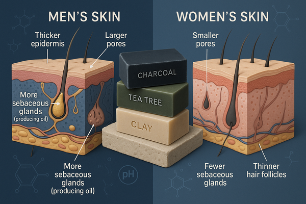 Why Men’s Skin Needs Its Own Soap: The Science Behind Gender-Specific Skincare