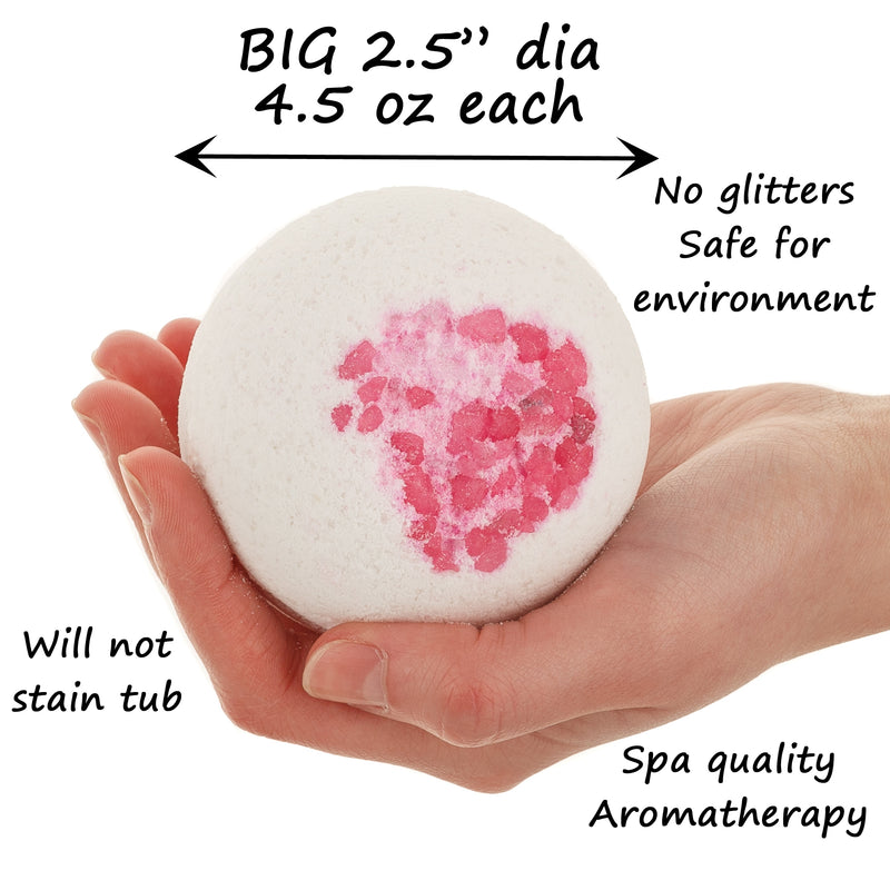 360Feel Bath Bombs Gift Set – 10 Large Organic Bath Fizzies Made in USA with Essential Oils – All-Natural Aromatherapy for Women, Men & Kids – Gift-Ready Box