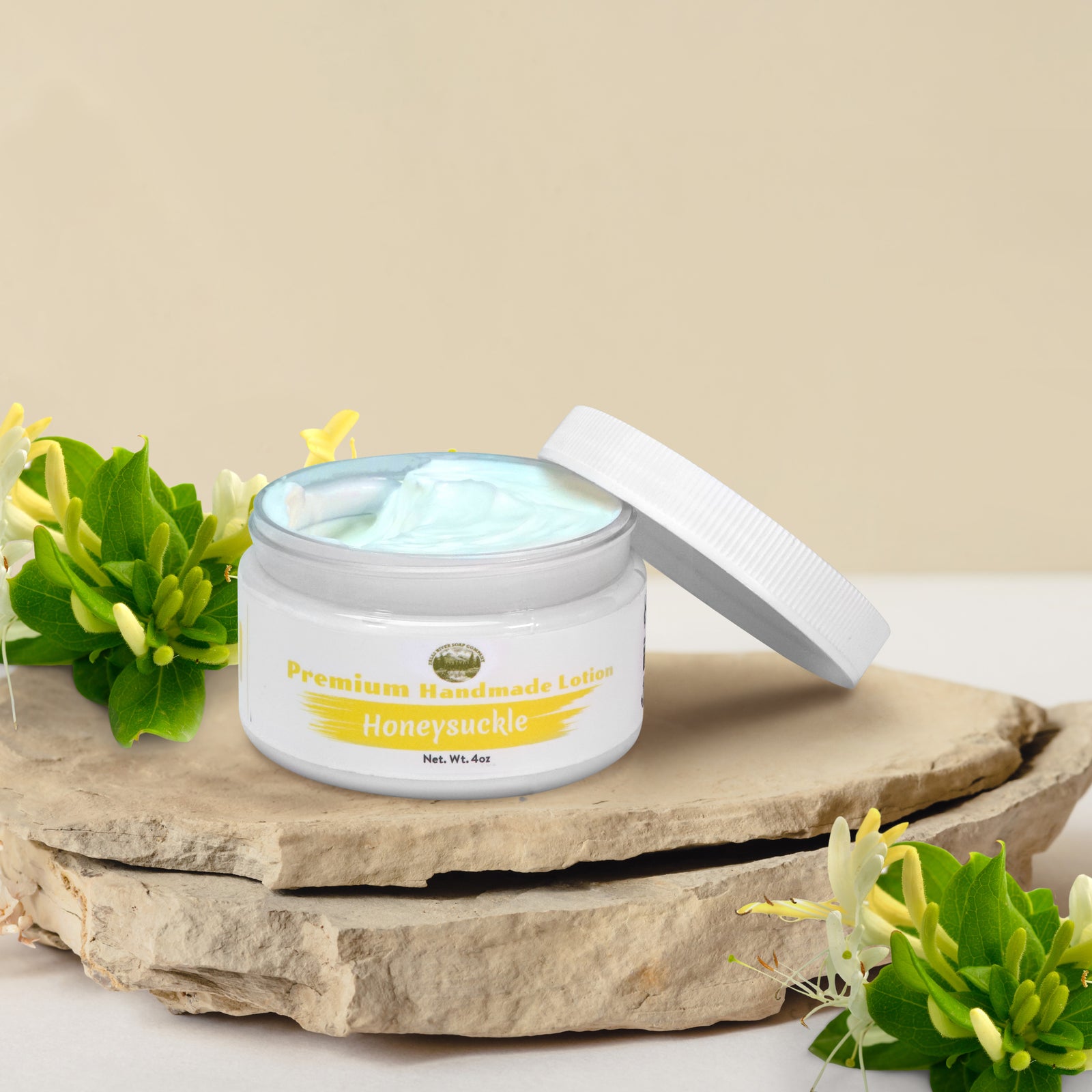 Honeysuckle Lotion Jar | Handmade Premium Lotion 4oz – Falls River