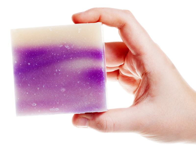 Lavender 5oz Soap Handmade Soap bar - Cherry Almond, oatmeal as exfoliant - Pure Essential Oil Natural Soaps- Anniversary Wedding Gifts Christmas stocking stuffer cherry blossom - Falls River Soap Company