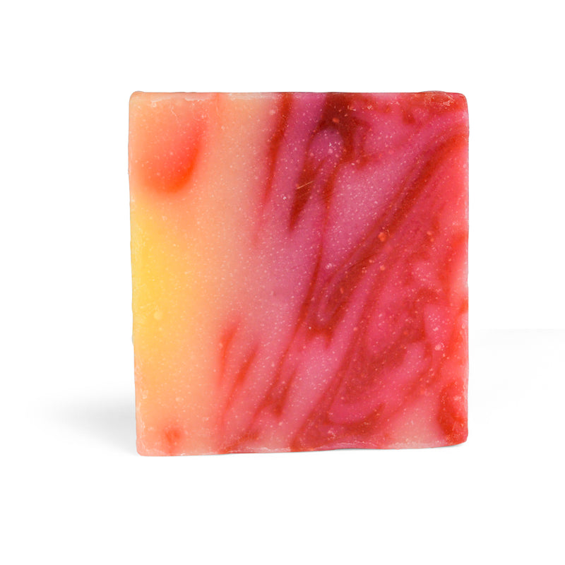 Candy Cane 5oz Soap Handmade Soap bar - Cherry Almond, oatmeal as exfoliant - Pure Essential Oil Natural Soaps- Anniversary Wedding Gifts Christmas stocking stuffer cherry blossom - Falls River Soap Company