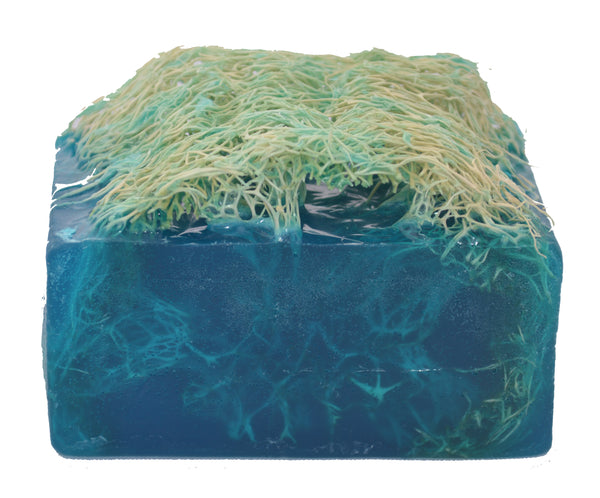 Luffa Soap Bar (4.5oz) - Love Spell - Exfoliating Soap, Handmade Glycerin soap