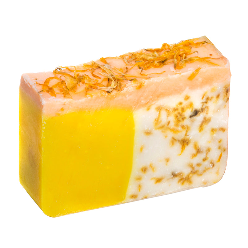 Make this Calendula-Infused Oil Soap Recipe for Natural Yellow Soap